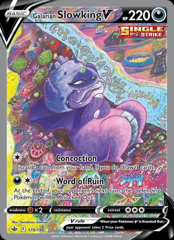Galarian Slowking V – Chilling Reign 179
