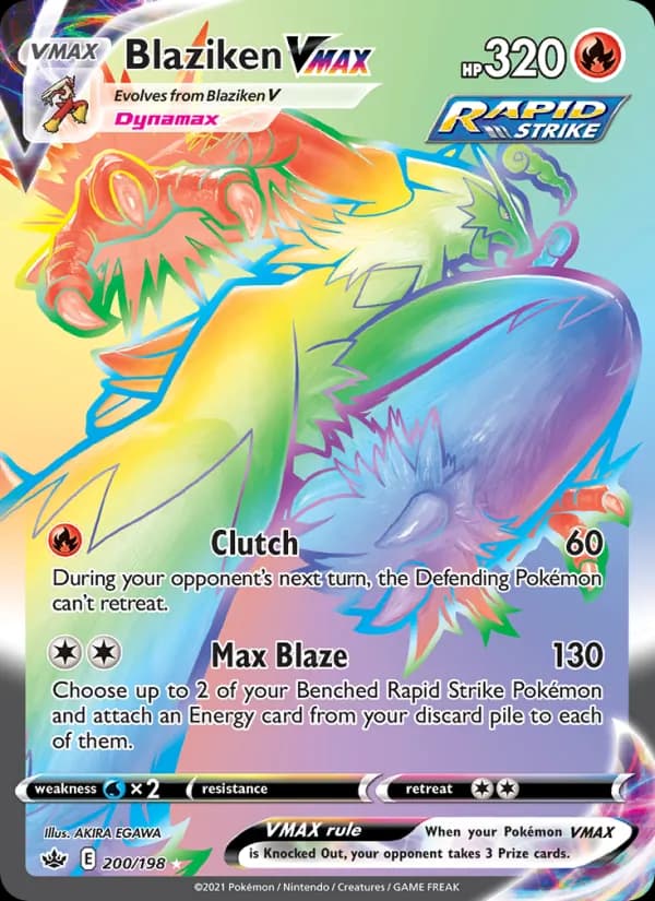 Blaziken VMAX – Chilling Reign 200