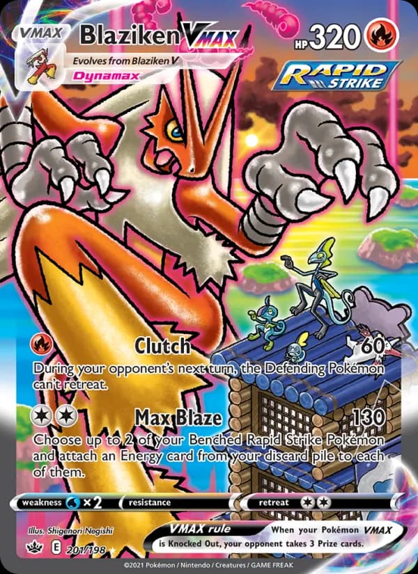 Blaziken VMAX – Chilling Reign 201