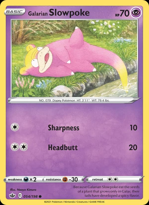Galarian Slowpoke – Chilling Reign 54