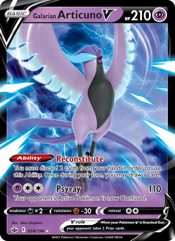 Galarian Articuno V – Chilling Reign 58