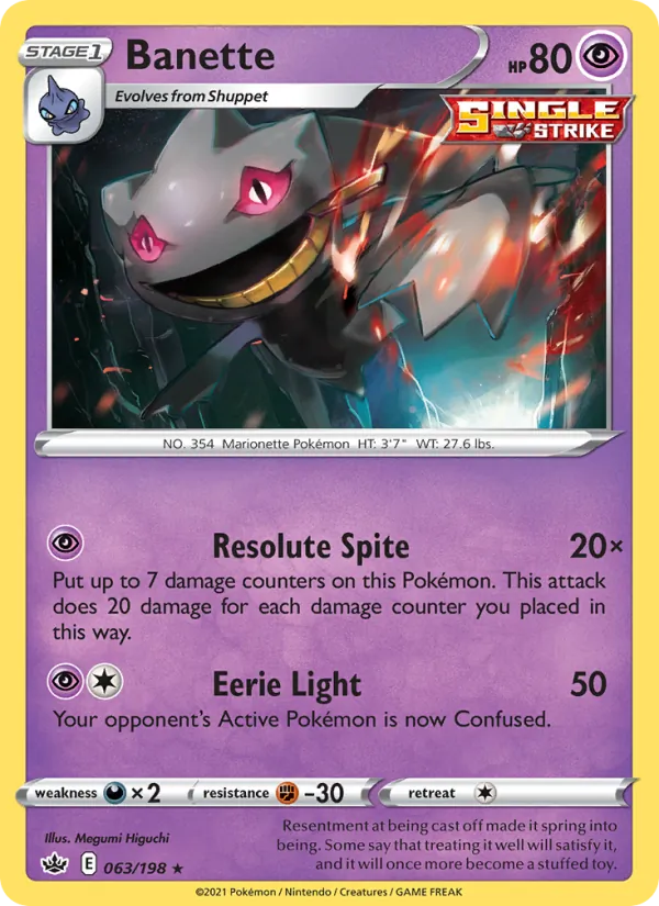 Banette – Chilling Reign 63