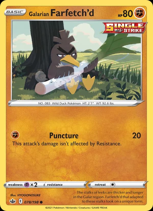 Galarian Farfetch'd – Chilling Reign 78