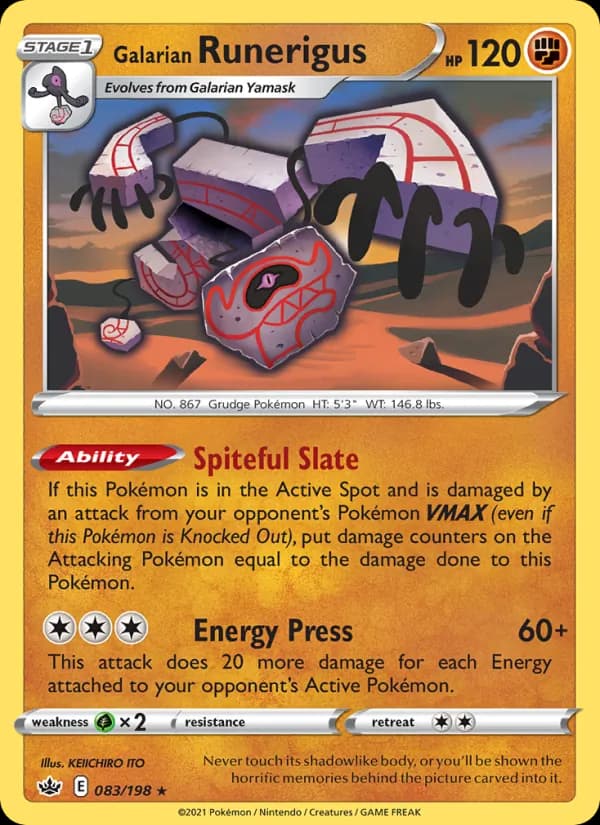 Galarian Runerigus – Chilling Reign 83
