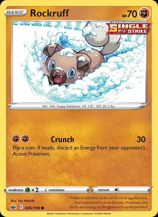 Rockruff – Chilling Reign 86