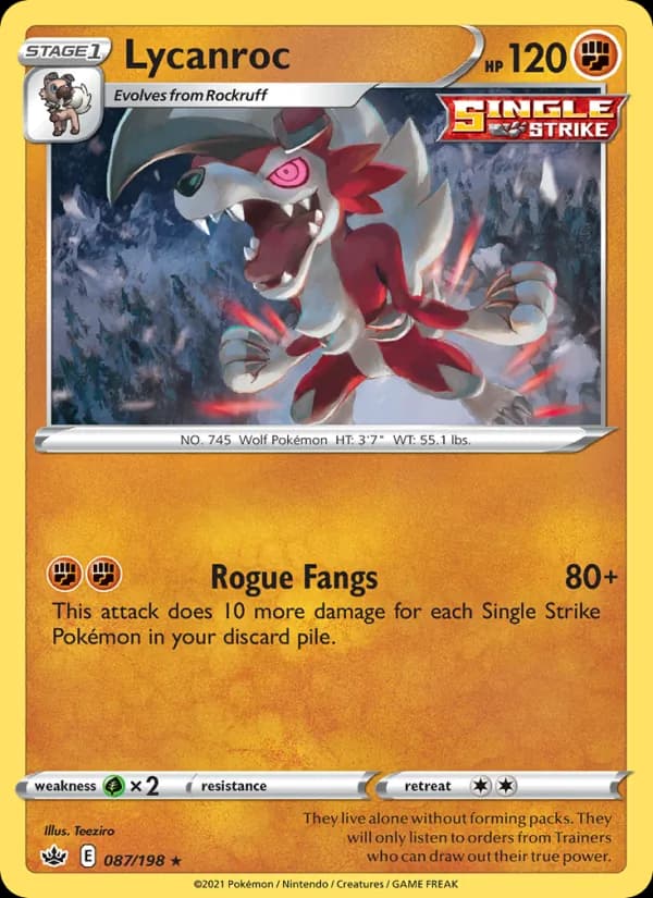 Lycanroc – Chilling Reign 87