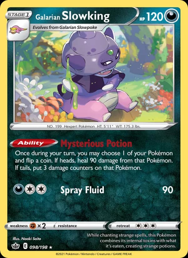 Galarian Slowking – Chilling Reign 98