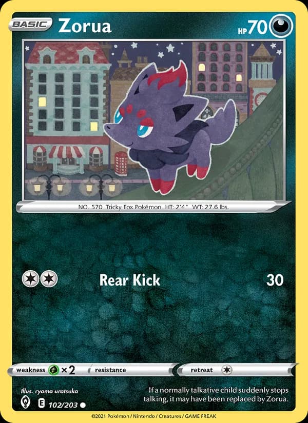 Zorua – Evolving Skies 102
