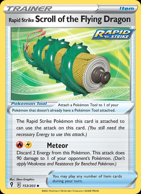 Rapid Strike Scroll of the Flying Dragon – Evolving Skies 153