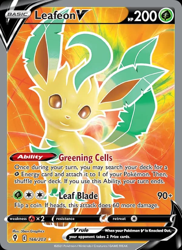 Leafeon V – Evolving Skies 166