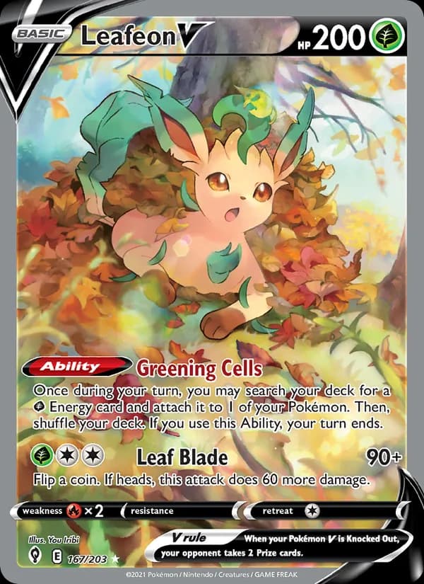 Leafeon V – Evolving Skies 167