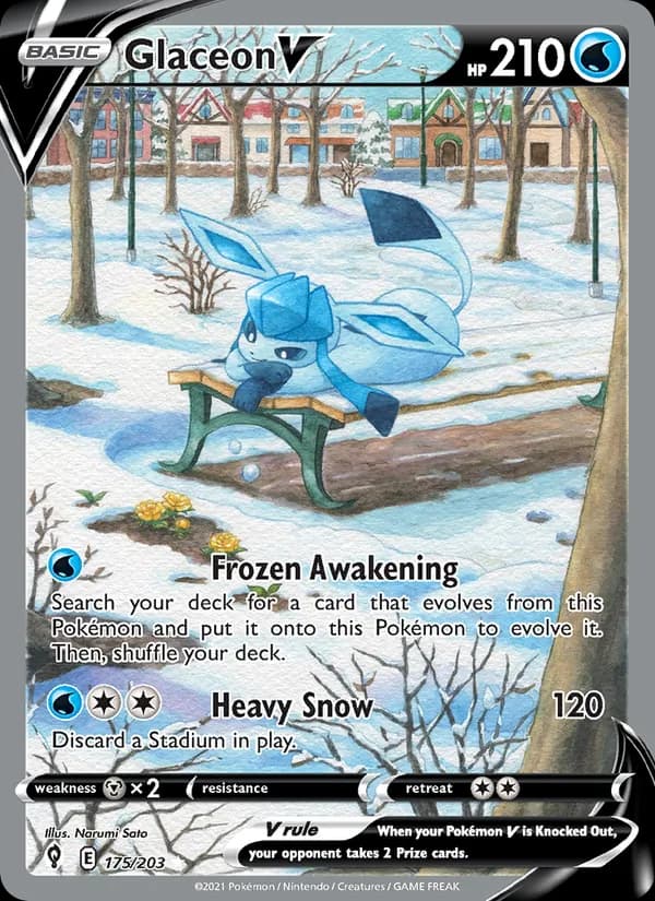 Glaceon V – Evolving Skies 175