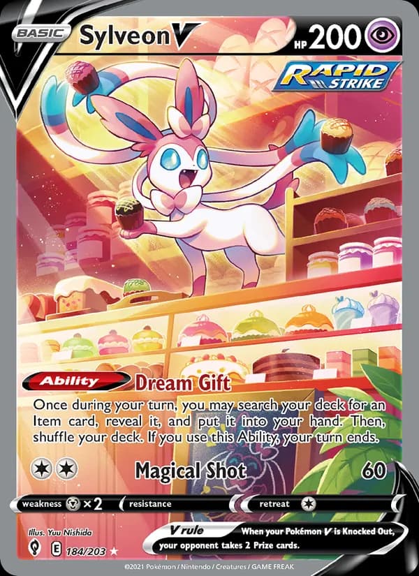 Sylveon V – Evolving Skies 184