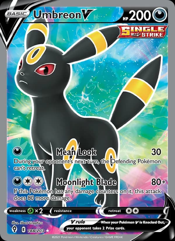 Umbreon V – Evolving Skies 188
