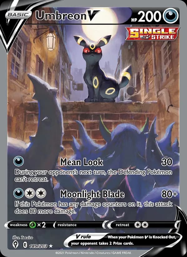 Umbreon V – Evolving Skies 189