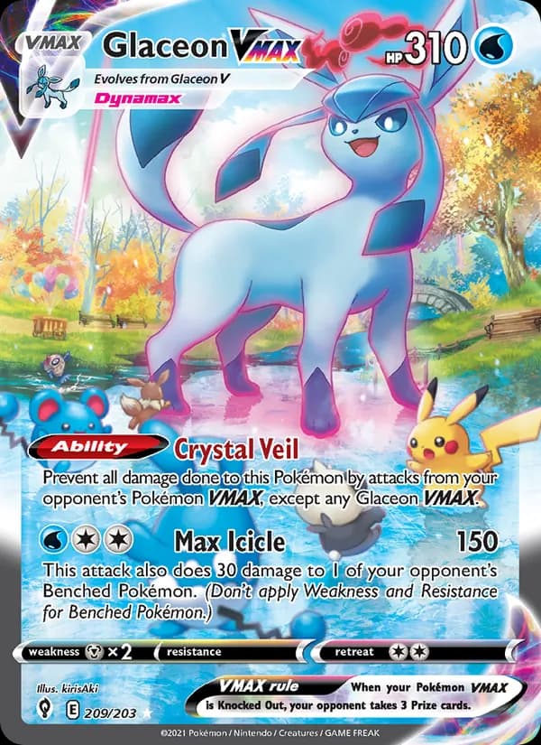 Glaceon VMAX – Evolving Skies 209