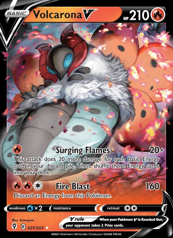 Volcarona V – Evolving Skies 21