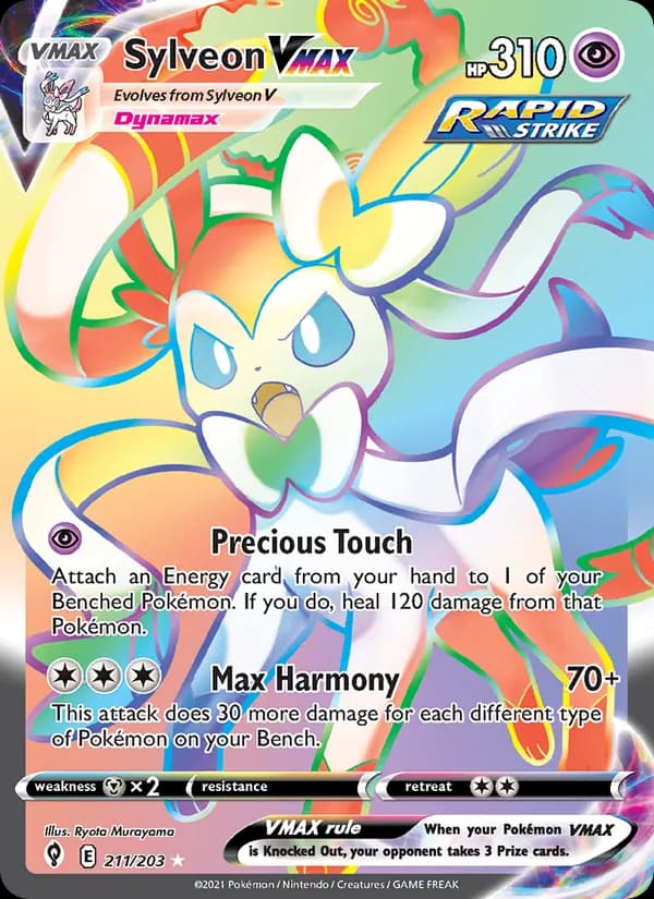 Sylveon VMAX – Evolving Skies 211