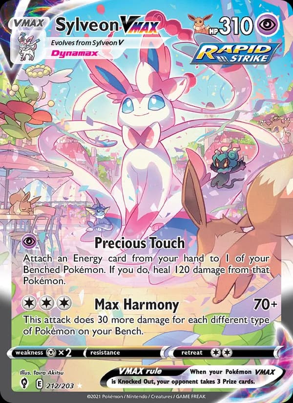 Sylveon VMAX – Evolving Skies 212