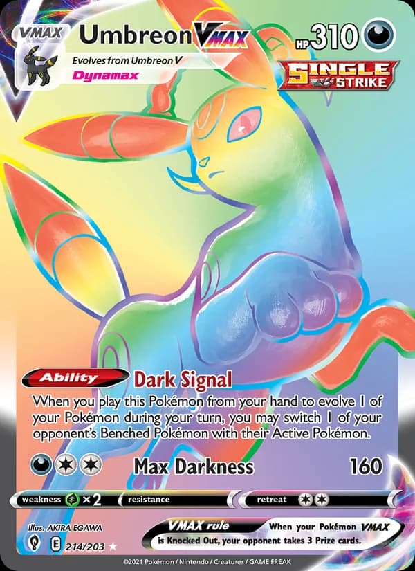 Umbreon VMAX – Evolving Skies 214