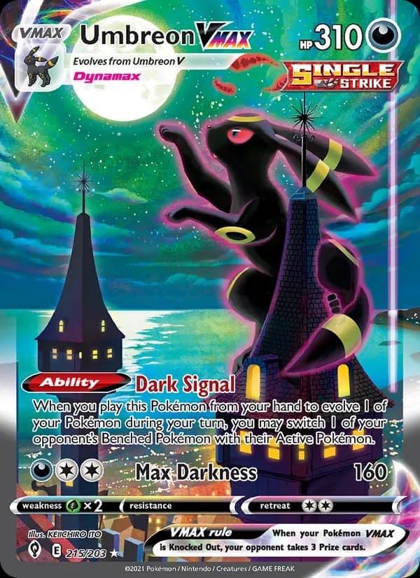 Umbreon VMAX – Evolving Skies 215