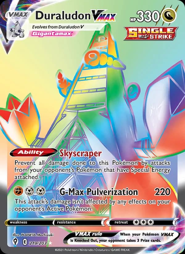 Duraludon VMAX – Evolving Skies 219