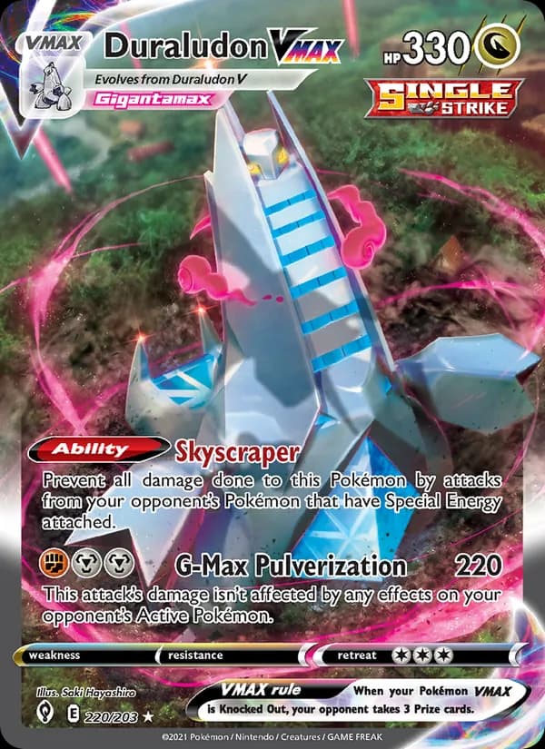 Duraludon VMAX – Evolving Skies 220