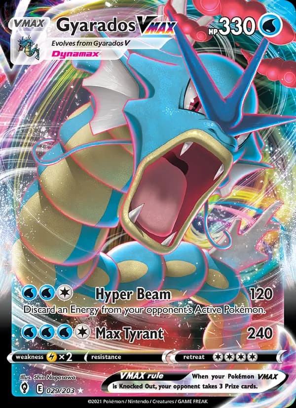 Gyarados VMAX – Evolving Skies 29