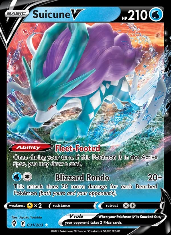 Suicune V – Evolving Skies 31