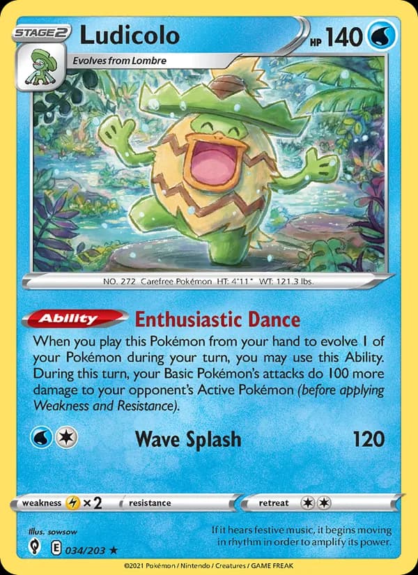 Ludicolo – Evolving Skies 34