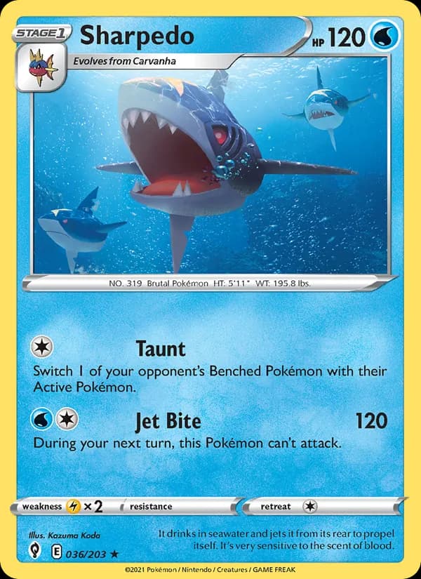 Sharpedo – Evolving Skies 36