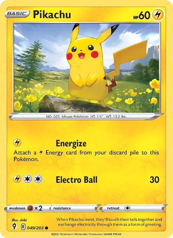Pikachu – Evolving Skies 49
