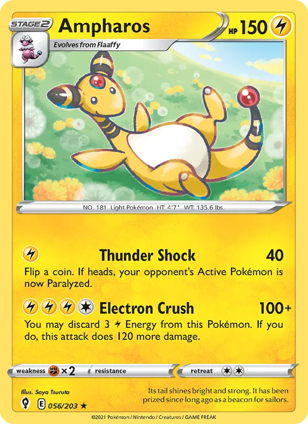 Ampharos – Evolving Skies 56