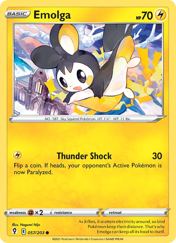Emolga – Evolving Skies 57