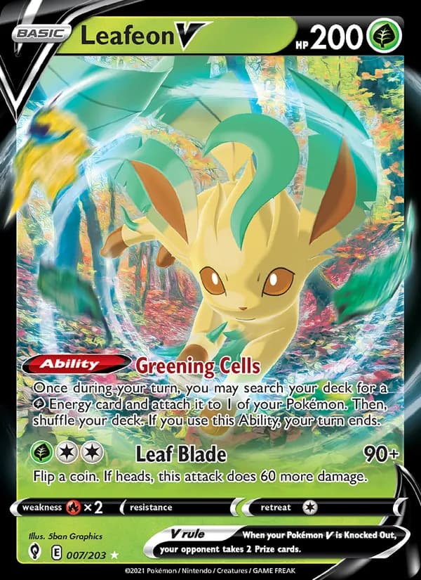 Leafeon V – Evolving Skies 7
