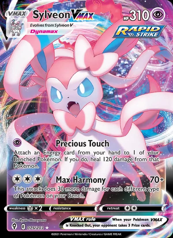 Sylveon VMAX – Evolving Skies 75