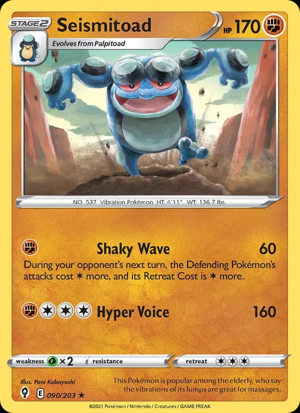 Seismitoad – Evolving Skies 90