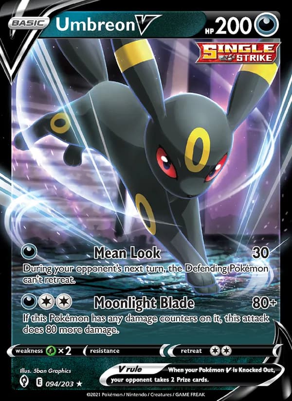 Umbreon V – Evolving Skies 94