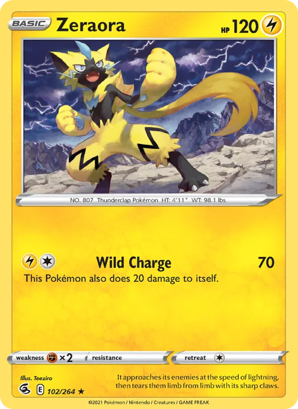 Zeraora – Fusion Strike 102