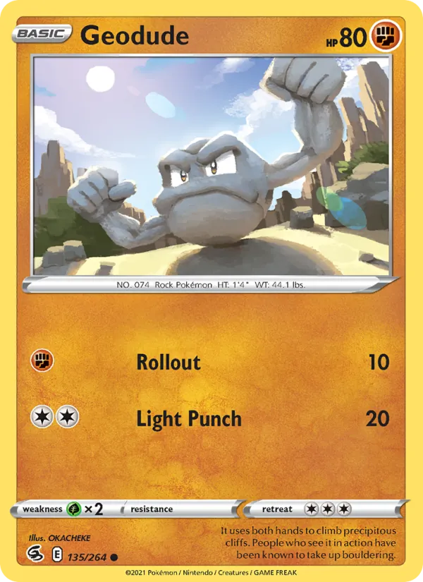 Geodude – Fusion Strike 135