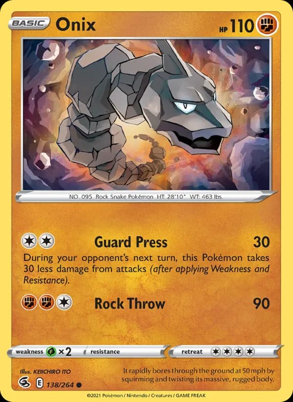 Onix – Fusion Strike 138