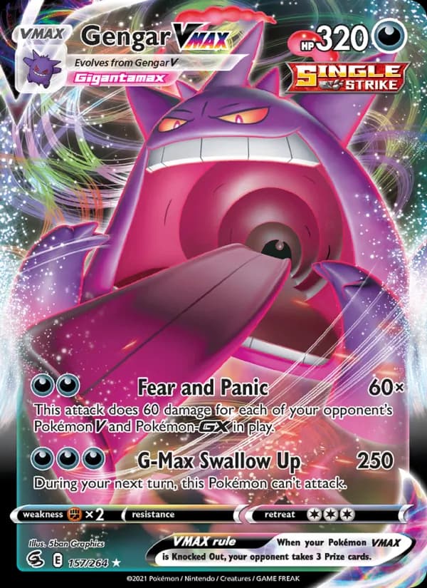 Gengar VMAX – Fusion Strike 157