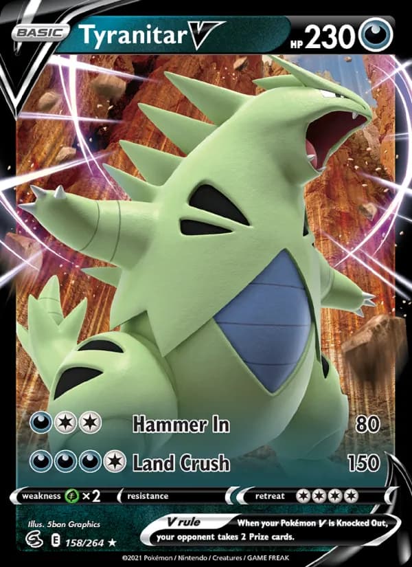 Tyranitar V – Fusion Strike 158