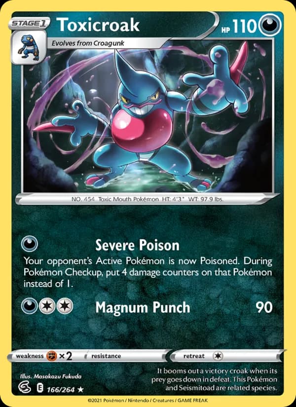 Toxicroak – Fusion Strike 166