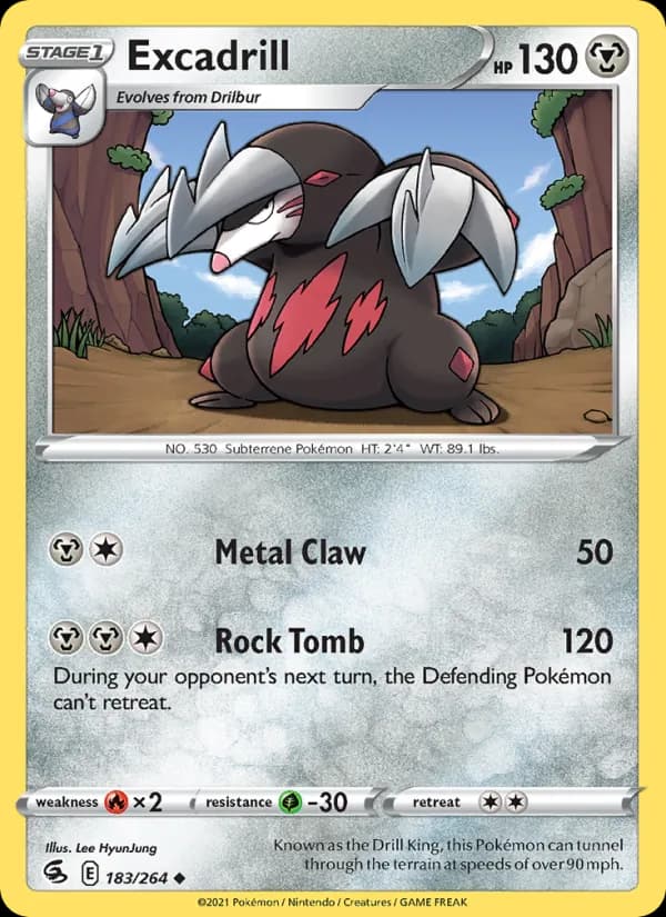Excadrill – Fusion Strike 183