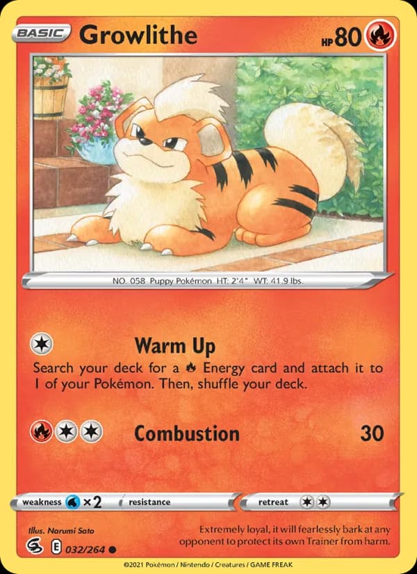 Growlithe – Fusion Strike 32