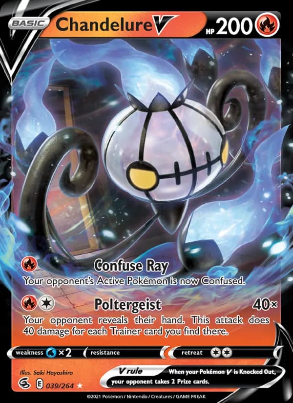 Chandelure V – Fusion Strike 39
