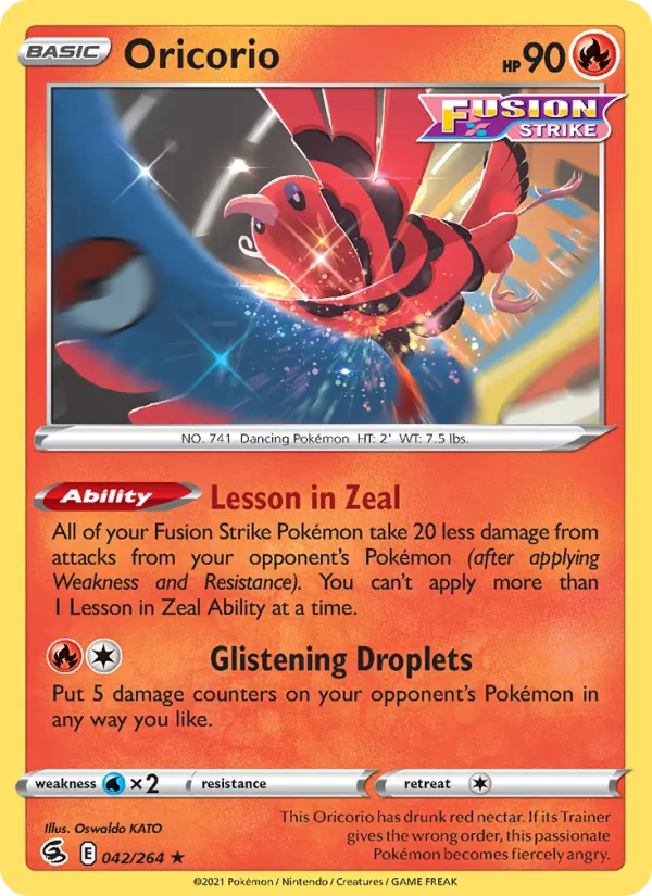 Oricorio – Fusion Strike 42