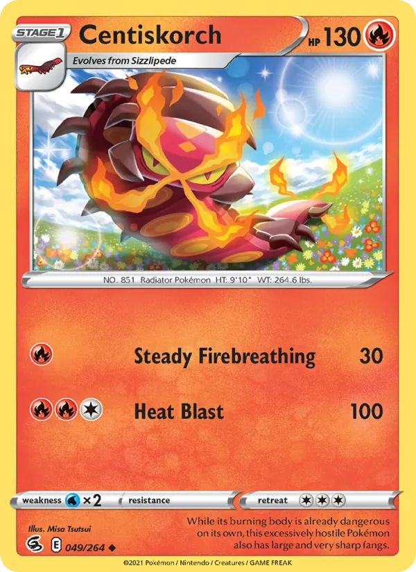 Centiskorch – Fusion Strike 49
