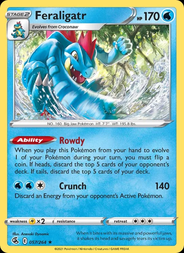 Feraligatr – Fusion Strike 57